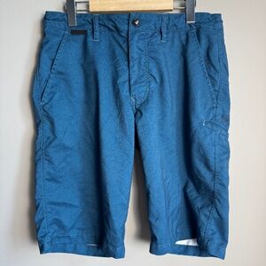 Fox Hydro Series Men's Hybrid Board Shorts Teal Size 31 Beach‎ Surfing Vacation
